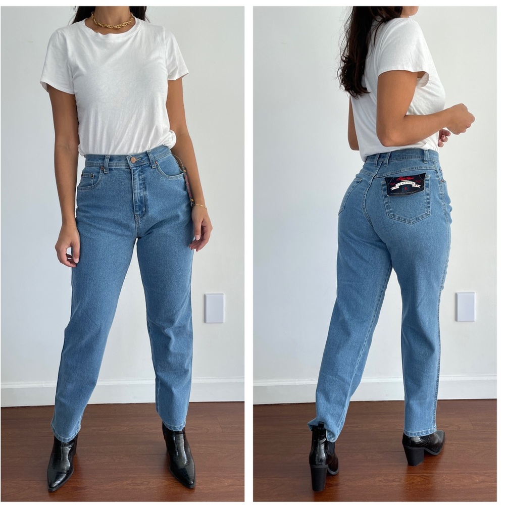 NWT Vintage Billblass high waist STRETCH mom jeans 27 waist